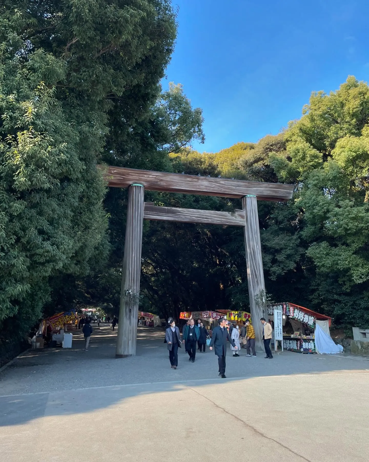 今年も熱田神宮におふだを頂きに初詣。